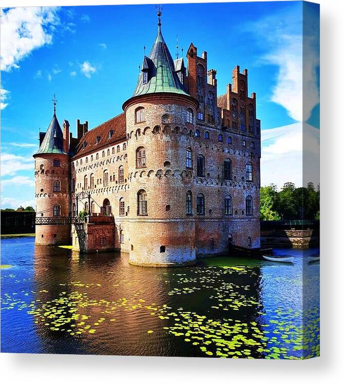 Castle Canvas Print featuring the photograph Floating Castle by Andrea Whitaker