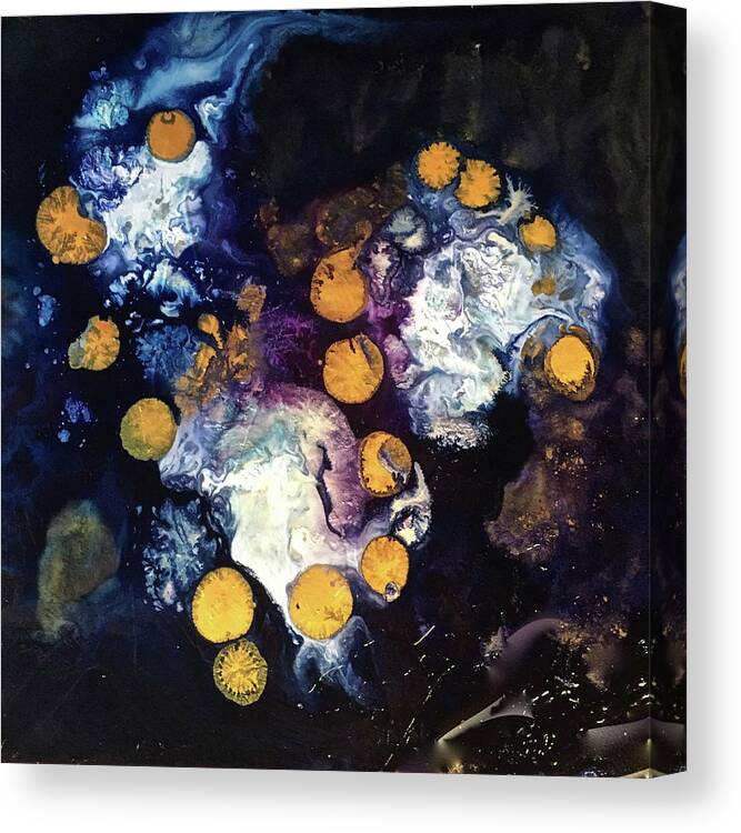 Float Canvas Print featuring the painting Floating by Janice Nabors Raiteri