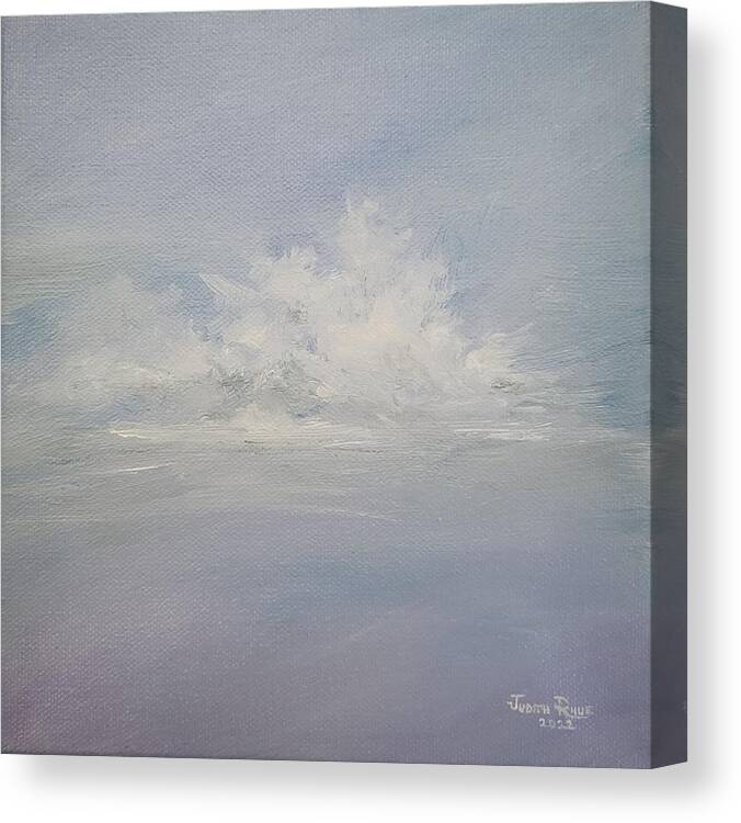 Cloud Canvas Print featuring the painting Floating Water by Judith Rhue