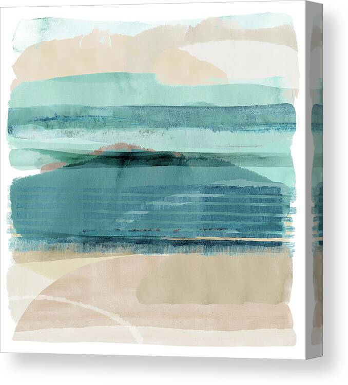 Abstract Canvas Print featuring the painting Freshwater Bay II by Flora Kouta