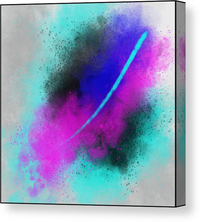 Galaxy Canvas Print featuring the digital art Have you ever by Amber Lasche