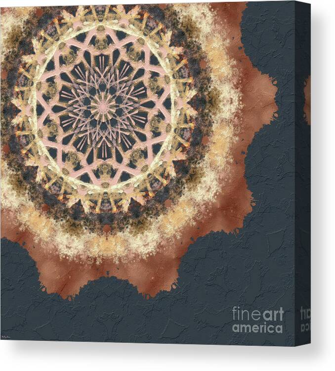 Mandala Canvas Print featuring the digital art Improvisation 3131 by Bentley Davis
