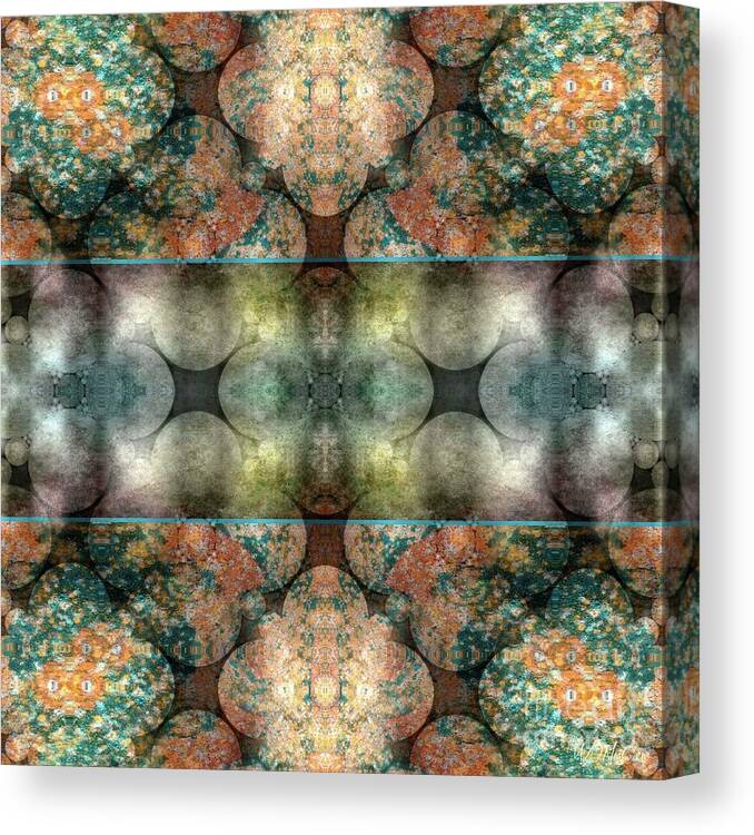 Abstract Canvas Print featuring the digital art Interlude, No. 2 by Walter Neal