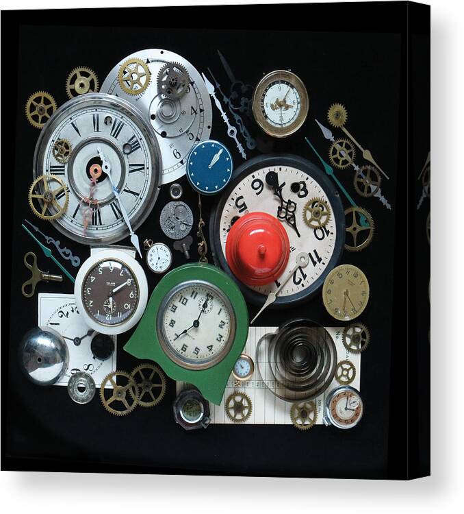 Collectibles Canvas Print featuring the photograph It's About Time by Deborah J Humphries