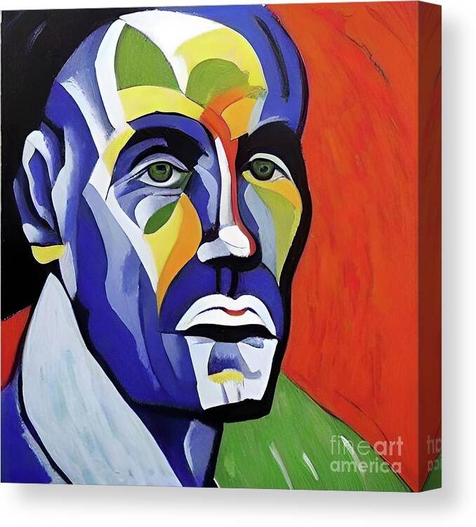 Kazimir Malevich Canvas Print featuring the digital art Kazimir Malevich expressionism by Christina Fairhead