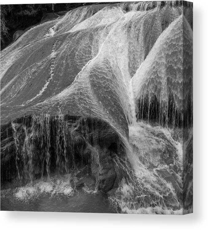 Roberto Barrios Canvas Print featuring the photograph Lacy Cascade by Jurgen Lorenzen