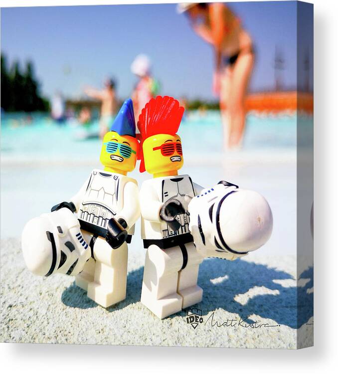 het formulier kip oplichterij Lego Star Wars Storm trooper vacations at Hungary Canvas Print / Canvas Art  by Matt Kustra - Fine Art America