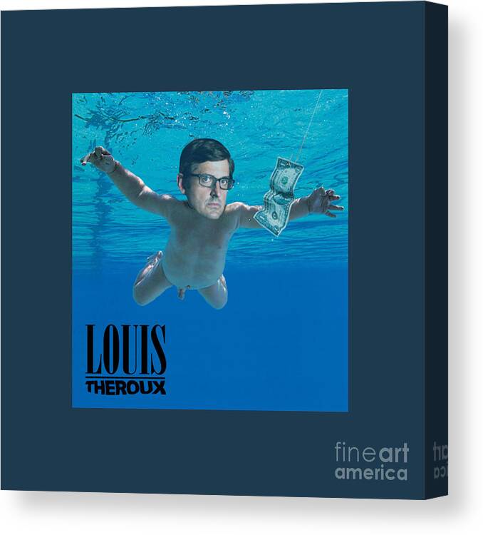 Louis Theroux Nirvana Nevermind Album Cover Canvas Print