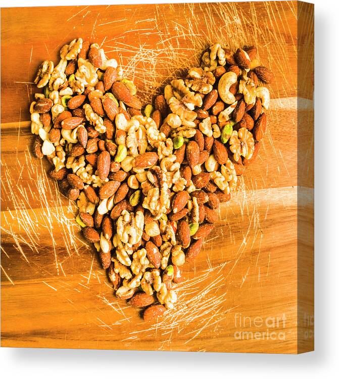 Whole Canvas Print featuring the photograph Love nut by Jorgo Photography