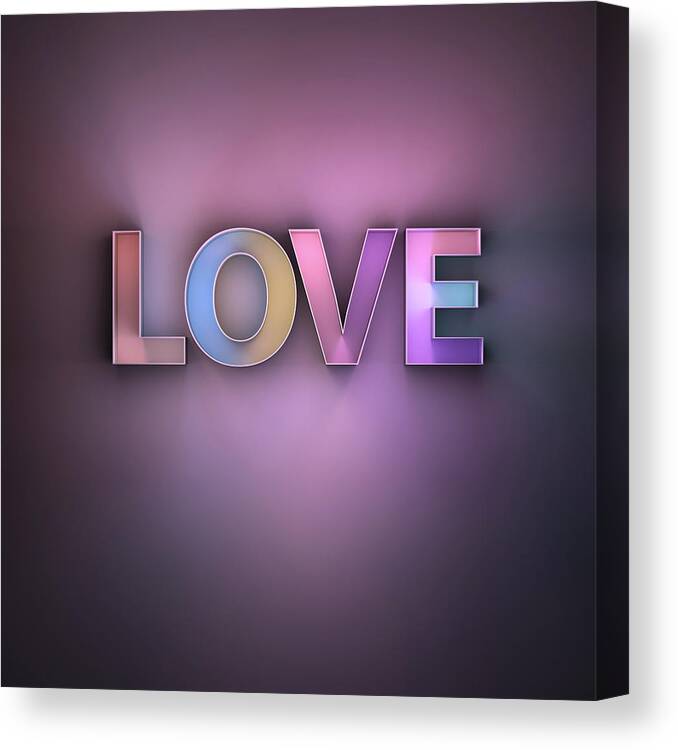 Love Canvas Print featuring the digital art Love by Scott Norris