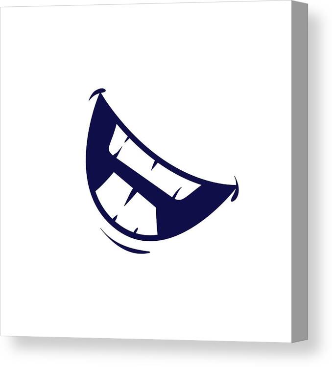 Mouth Canvas Print featuring the digital art Mouth 01 by Matthias Hauser