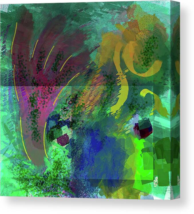 Non.digital Art Canvas Print featuring the digital art Non 1 #k6 by Leif Sohlman