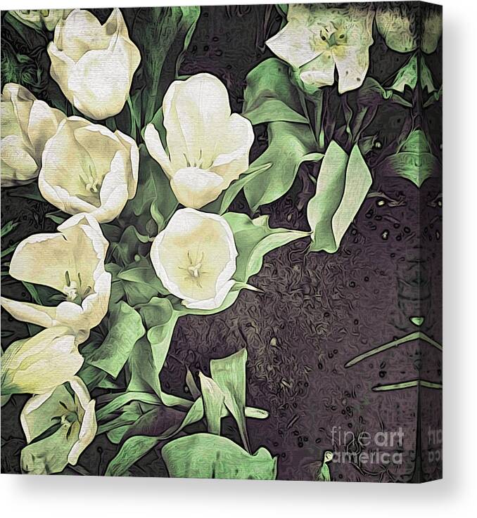 Tulips Canvas Print featuring the photograph Paper Tulips 2 by Onedayoneimage Photography