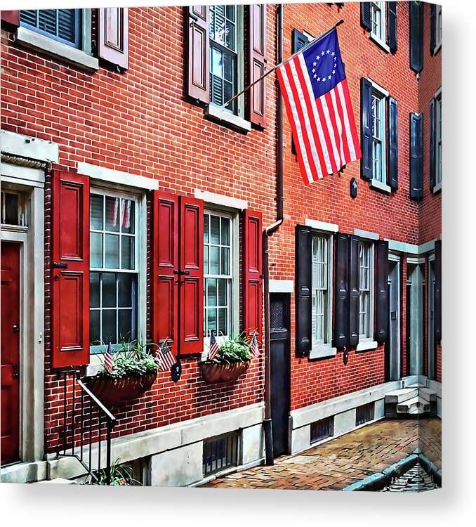 Philadelphia Canvas Print featuring the photograph Philadelphia PA - S American Street by Susan Savad