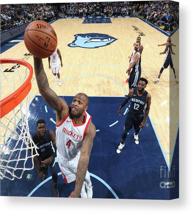 Nba Pro Basketball Canvas Print featuring the photograph P.j. Tucker by Joe Murphy