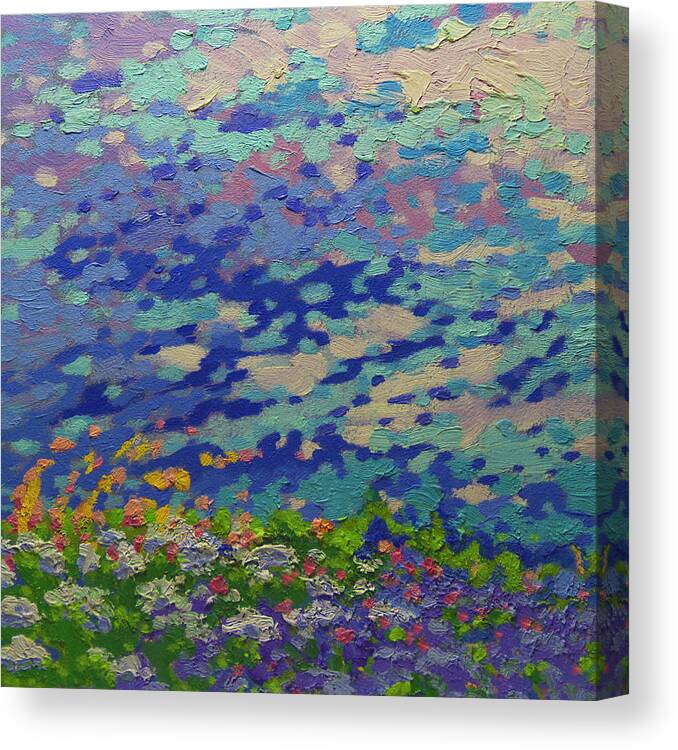 Spring Canvas Print featuring the painting Prairie Song by Michael Gross