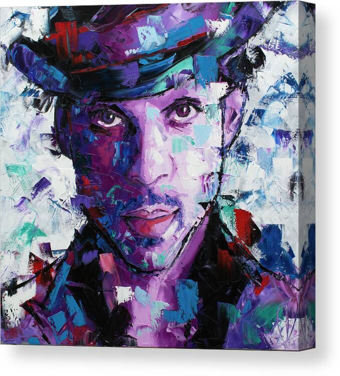 Prince Canvas Print featuring the painting Prince II by Richard Day