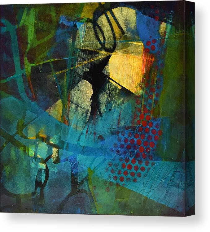 Kate Word Canvas Print featuring the painting Restraint by Kate Word