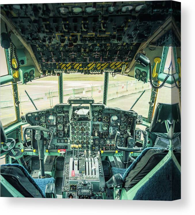 Usaf Canvas Print featuring the photograph Roger, Roger by Enzwell Designs