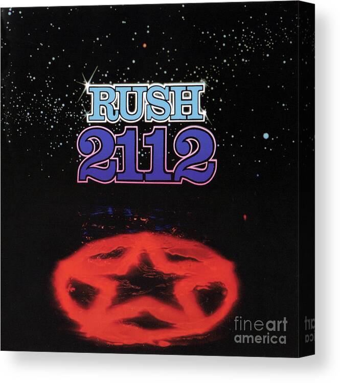Rush Canvas Print featuring the photograph Rush 2112 Album Cover by Action