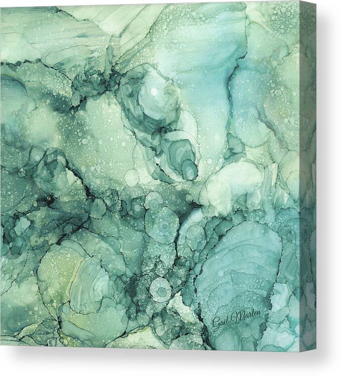 Ocean Canvas Print featuring the painting Sea World 2 by Gail Marten