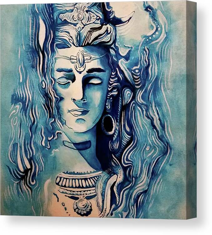 The Fierce Lord Shiva Painting / Framed Wallart – WallMantra