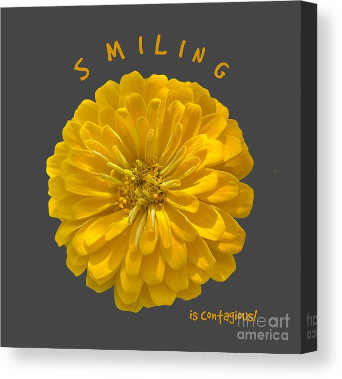 Smile Canvas Print featuring the photograph Smiling is Congtagious by Carol Groenen
