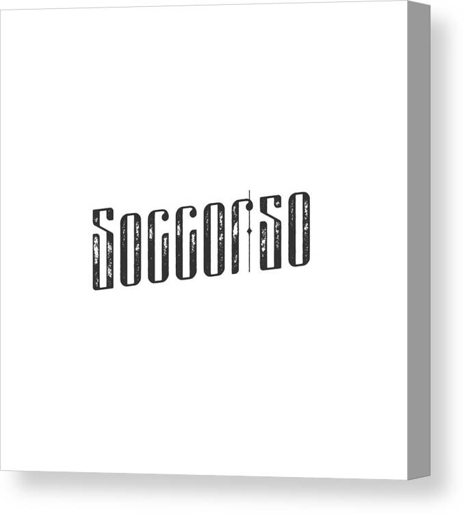 Soccorso Canvas Print featuring the digital art Soccorso by TintoDesigns