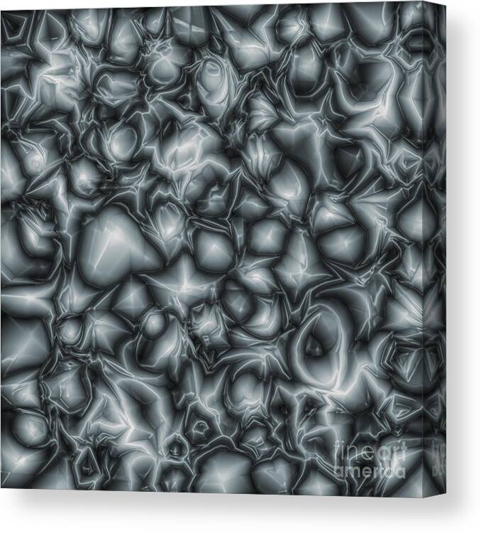 Abstract Canvas Print featuring the digital art Surface Abstract by Phil Perkins
