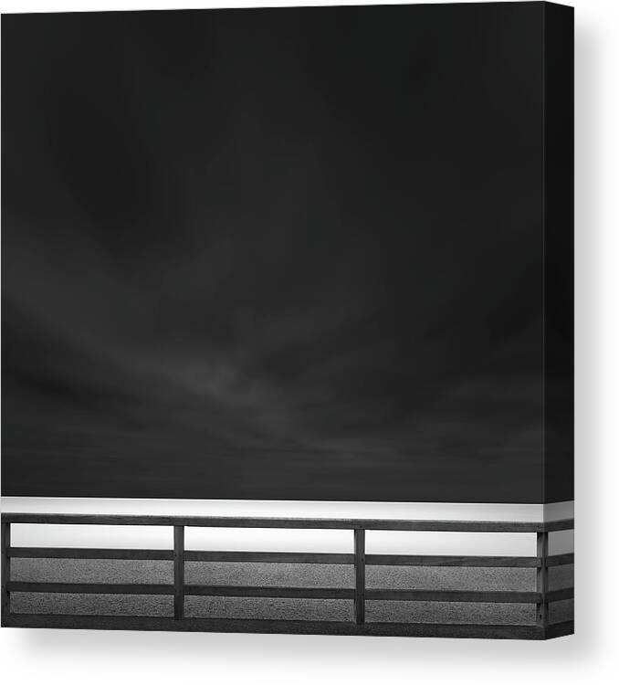 Black And White Canvas Print featuring the photograph Terrace VIII by Stefano Orazzini