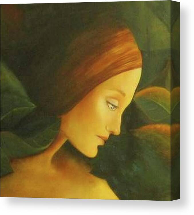 Original Painting Painting Canvas Print featuring the painting The Awakening by Dalgis Edelson