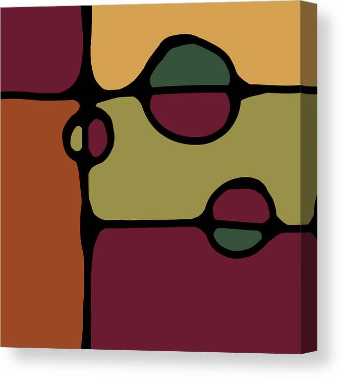Totem Canvas Print featuring the drawing Totem 4 by Nancy Merkle