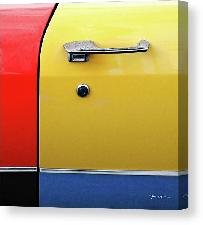 Insight Canvas Print featuring the photograph Tribute To Mondrian by Marc Nader