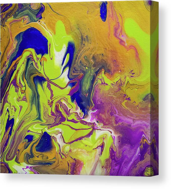 Flow Canvas Print featuring the painting Untitled by Adelaide Lin