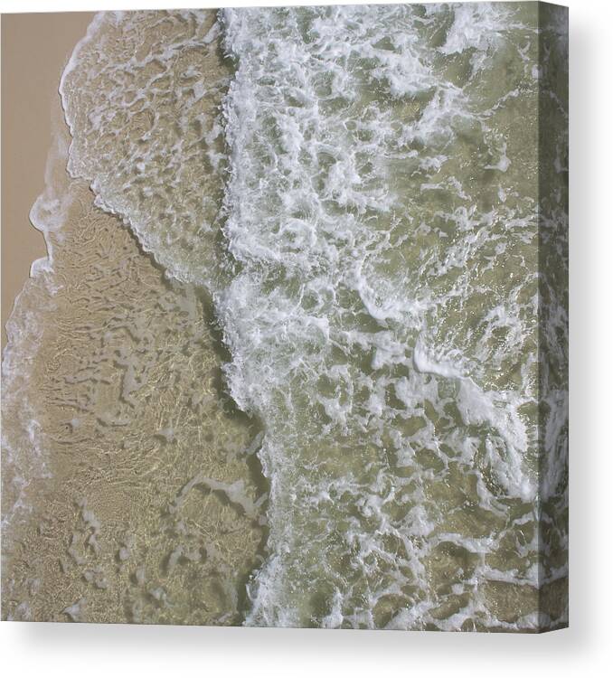 Wave Fissure Canvas Print featuring the photograph Wave Fissure by Dylan Punke