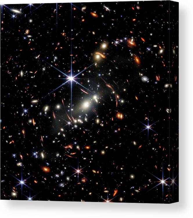 James Canvas Print featuring the photograph Webb's First Deep Field by Eric Glaser