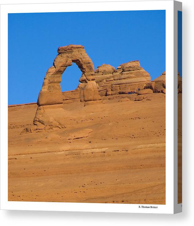 Arches National Park Canvas Print featuring the photograph Delicate Arch by R Thomas Berner
