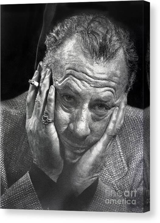 John Canvas Print featuring the photograph John Ernst Steinbeck American writer 1954 by Monterey County Historical Society