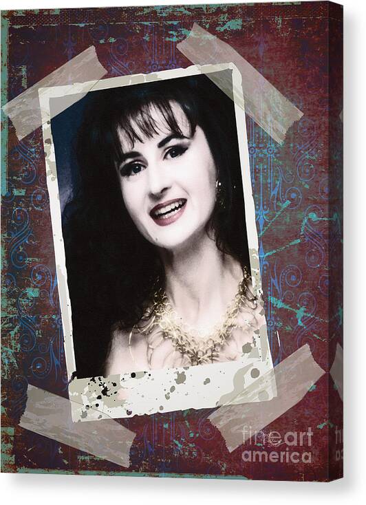 Portraits Canvas Print featuring the photograph Remembering by Ginette Callaway