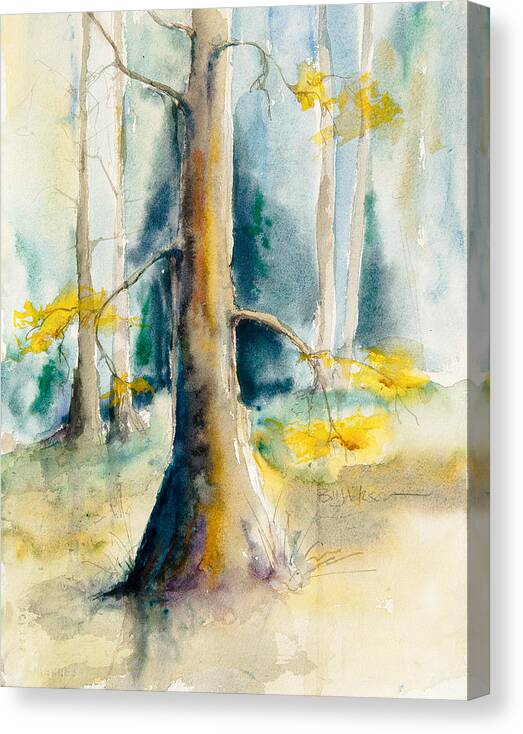 Cypress Tree Canvas Print featuring the painting Wall Doxey 3 by Bill Jackson