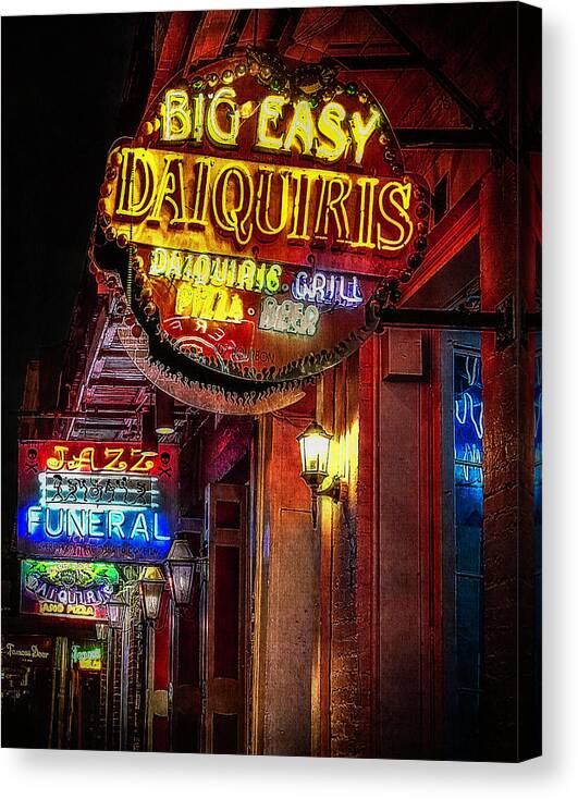 New Orleans Canvas Print featuring the digital art The Big Easy by Don Lovett