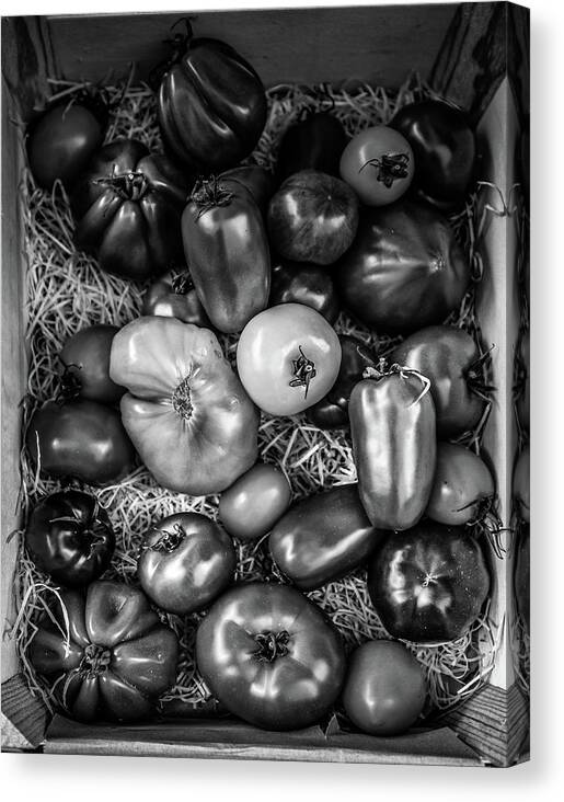 Tomatoes Canvas Print featuring the photograph Tomatoes At The French Market by Georgia Clare