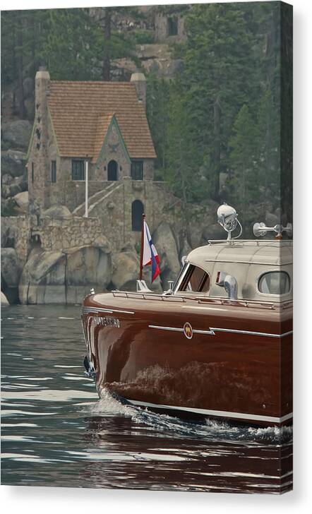 Thunderbird Canvas Print featuring the photograph Thunderbird Lodge - use discount code SGVVT at check out by Steven Lapkin