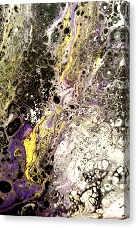Abstract Canvas Print featuring the painting Nebulus by Gertrude Palmer