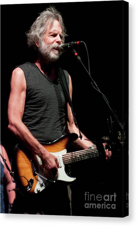 2011 Canvas Print featuring the photograph Bob Weir with Furthur at Verizon Wireless Amphitheatre at Encore #1 by David Oppenheimer