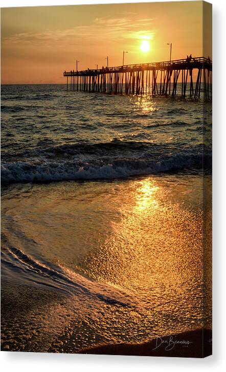 Wave Canvas Print featuring the photograph Tide Wash #7630 by Dan Beauvais