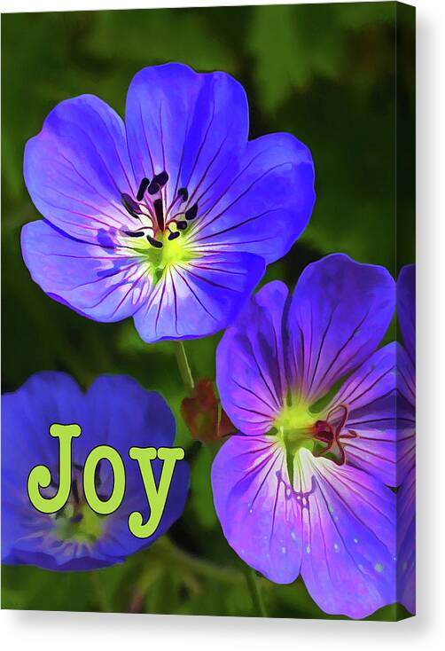 Nature Canvas Print featuring the photograph Joy by ABeautifulSky Photography by Bill Caldwell