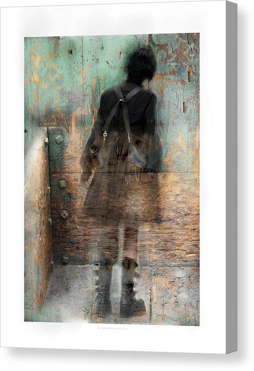 Girl Canvas Print featuring the photograph Time Passages - Beyond All Barriers by Bob Salo