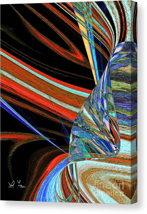 Enter Canvas Print featuring the digital art Enter To My Space by Leo Symon