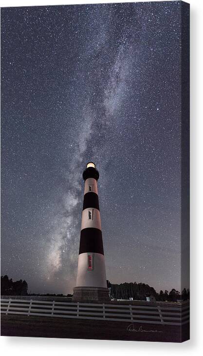 Milky Way Canvas Print featuring the photograph Bodie Milky Way 1326 by Dan Beauvais